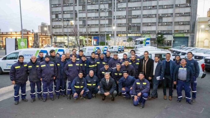 La provincia presentó la nueva flota de vehículos de Enersa con una inversión histórica