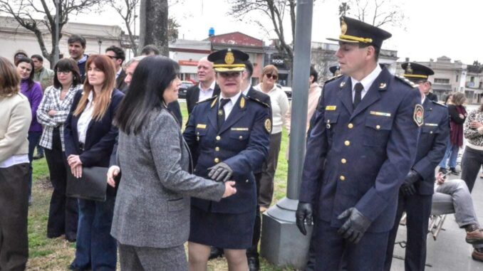 Aluani encabezó el homenaje al General José de San Martín en Nogoyá